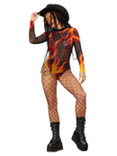 Fever Flame Bodysuit Adult 2