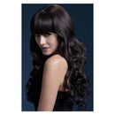 Fever Isabelle Wig Adult Brown Long Soft Curl with Fringe 66cm 1