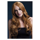 Fever Khloe Wig Adult Auburn Long Wave with Centre Parting 66cm 1