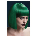 Fever Lola Wig Adult Green Blunt Cut Bob with Fringe 30cm/12in 1