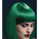 Fever Lola Wig Adult Green Blunt Cut Bob with Fringe 30cm/12in 2