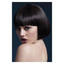 Fever Mia Wig Adult Brown Short Bob with Fringe 25cm Costume Hair 1