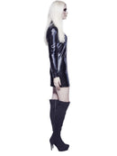 Fever Miss Whiplash Skeleton Costume Black Dress 2