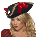 Fever Pirate Hat Adult Black 2