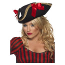 Fever Pirate Hat Adult Black 1