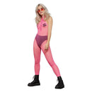 Sleeveless Zipped Neon Pink Adult Clubwear Bodystocking Fever 1