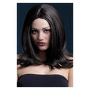Fever Sophia Wig Adult Brown Long Layered with Centre Parting 43cm 1