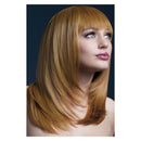 Fever Tanja Wig Adult Auburn Feathered Cut Hair with Fringe 48cm 1
