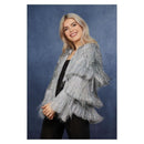 Silver Tinsel Festival Jacket Adult Festival Costume Accessory 2