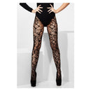 Fever Web Crochet Black Adult Tights Halloween Costume Accessory 1