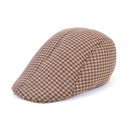 Flat Cap Tweed Brown Hat 1