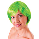 Flirty Flick Neon Green Wig 1