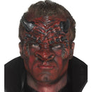 Foam Latex Devil Head Prosthetic Adult Red 1
