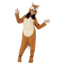 Fox Costume Kids Orange Jumpsuit Hood Tail 1