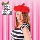 French Beret Red Hat Costume Accessory 2