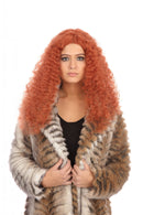 Frizzy Wig Long Auburn Hair 1