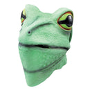 Frog Mask Rubber Overhead Green 1