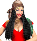 Gipsy Wig With Sequin Headscarf In Box