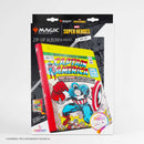 Gamegenic Magic the Gathering Marvel Super Heroes Zip-Up Album 18-Pocket Captain America Black Panther Card Game Accessory