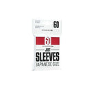 UNIT Gamegenic Just Sleeves Japanese Size Red 60 ct Gaming Accessory 1