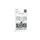 UNIT Gamegenic Just Sleeves Japanese Size White 60 ct Gaming Accessory 1