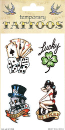 Tattoos Good Luck Theme General Jokes Unisex_1 GJ283