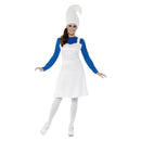 Garden Gnome Costume Female White and Blue_1
