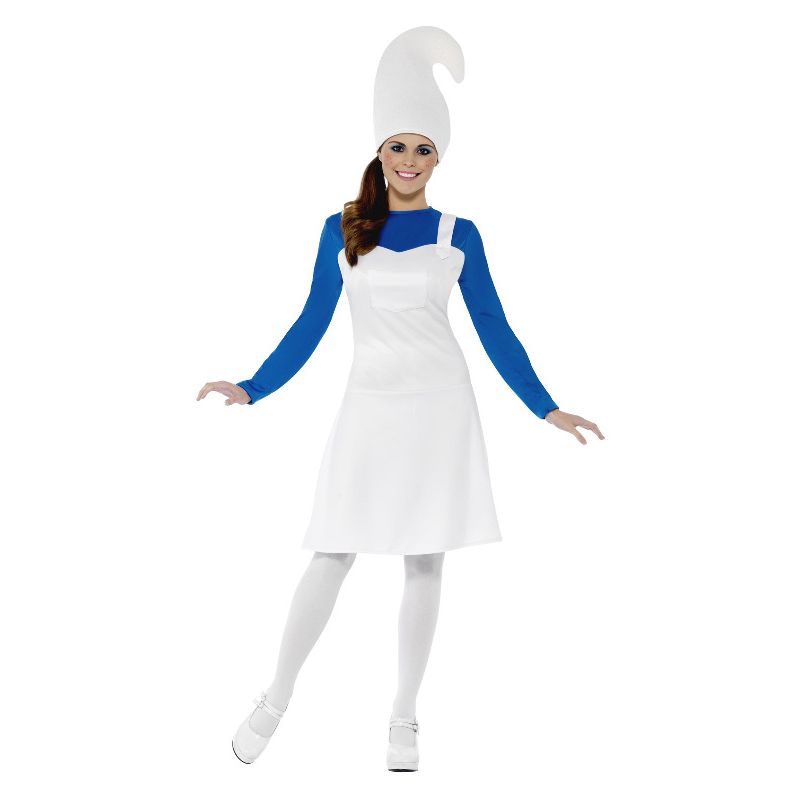 Garden Gnome Costume Female White and Blue_1