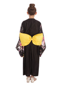 Geisha Girl Costume Black Komodo Oriental Dress 3