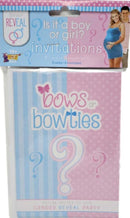 Gender Reveal Invitation Pack of 8 3