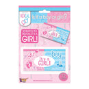 Gender Reveal Lotto Tickets Girl 1