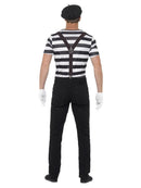 Gentleman Mime Artist Costume Adult Black Make Up 4