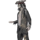 Ghost Ship Ghoul Costume Adult Grey Coat Trousers Hat 3