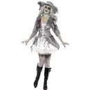 Ghost Ship Pirate Treasure Costume Adult Grey 1