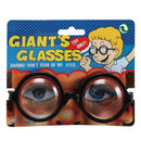 Giant Glasses Magnify Eye Specs Nerd Style Joke Toy 1