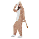 Giraffe Costume Adult Brown Jumpsuit 4