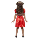 Girls Pirate Captain Costume Red Child_2