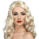 Glamorous Wig Long Blonde With Loose Curls and A Parting 2