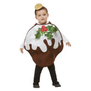 Glitter Christmas Pudding Toddler Costume Tabard and Headband 1