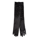 Gloves Black Satin Theatrical Costume Accessory 1