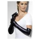 Gloves Wet Look Adult Black 2