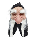 Gnome Rubber Mask with Hood White Beard 1