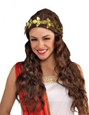 Gold Leaf Headband Metal Costume Accessories 1