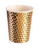 Gold Paper Cups 8 Pack 1