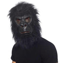 Gorilla Mask Adult Black Hair Latex 1