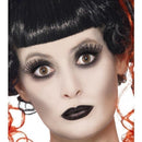 Gothic Make Up Set Adult White Face Paint Lipstick Eyelashes 1