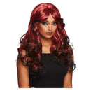 Gothic Temptress Wig Black and Red 1