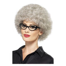 Granny Perm Wig Adult Grey 1