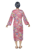 Gravity Granny Costume Adult Pink Bodysuit 4