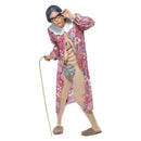 Gravity Granny Costume Adult Pink Bodysuit 1